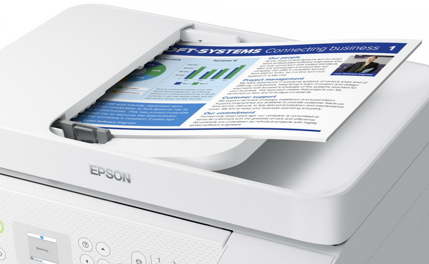 Цветное струйное МФУ Epson L5296